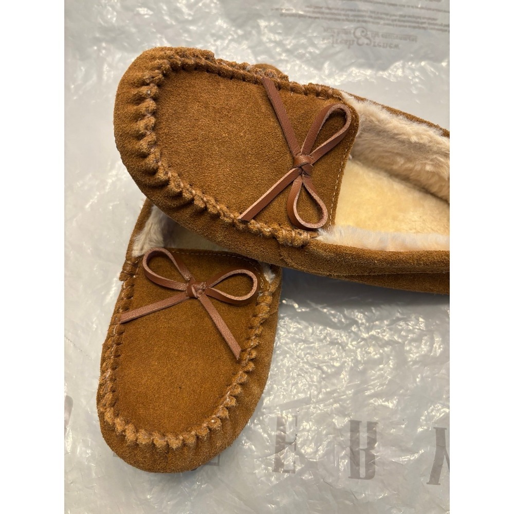 Women's Secret Treasures Moccasin WOOL Slippers‎